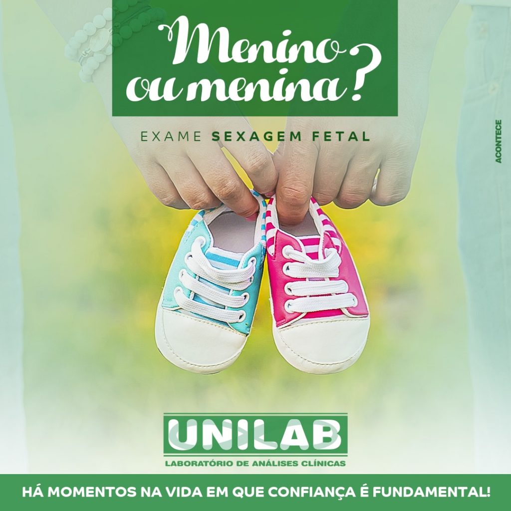 Menino Ou Menina Exame De Sexagem Fetal Unilab Laboratório De Análises Clínicas 